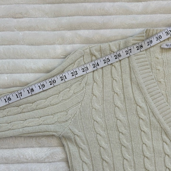 Brandy Melville John Galt Wool Blend Cable Knit Cardigan - Picture 11 of 11